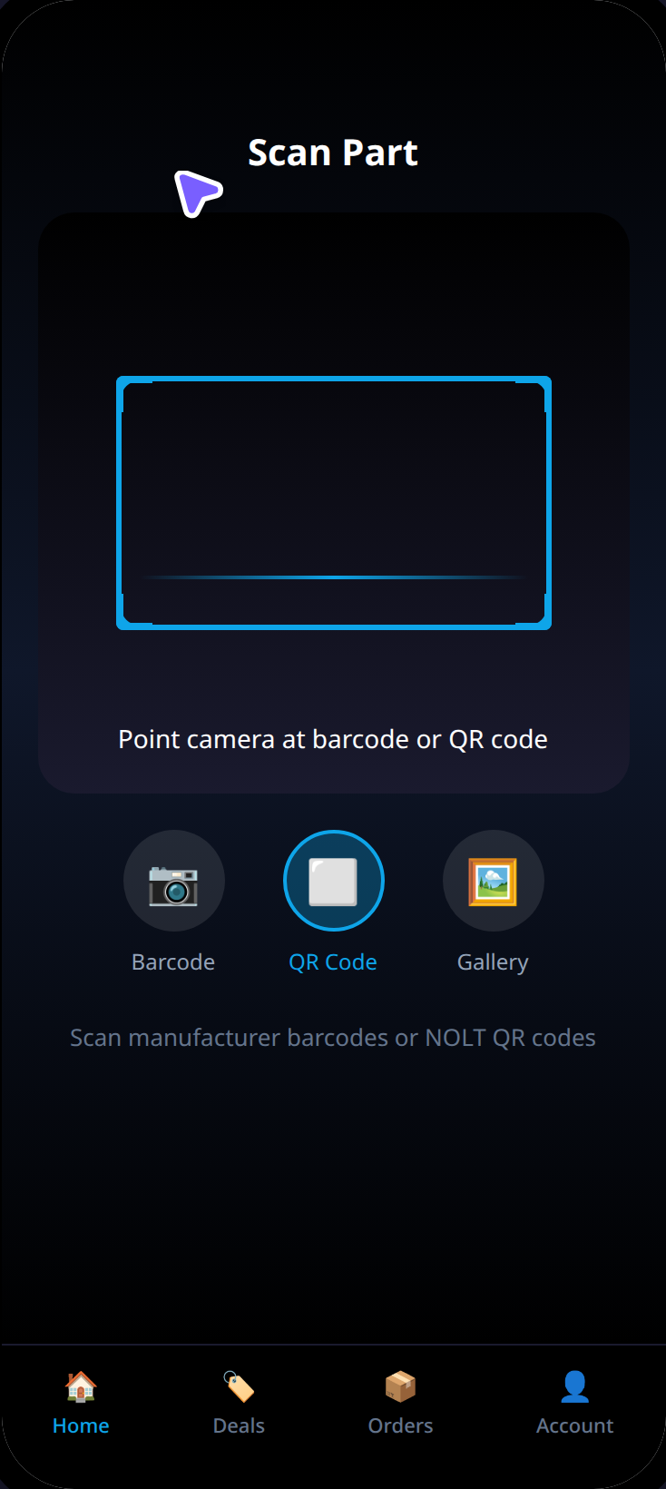 Barcode Scanner - Scan to find parts instantly
